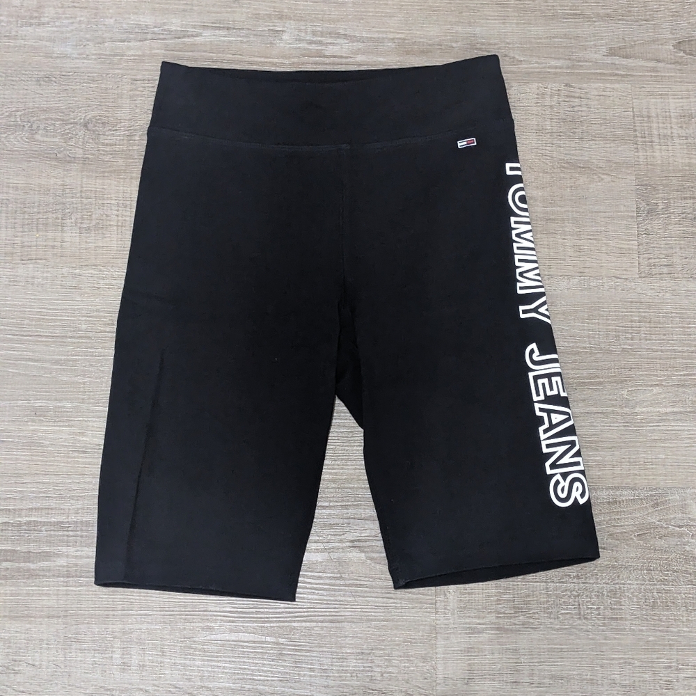 Tommy Jeans Black Bike Shorts - Sz XXS NWT!